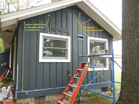 house metal trim batten repair|how to repair batten siding.